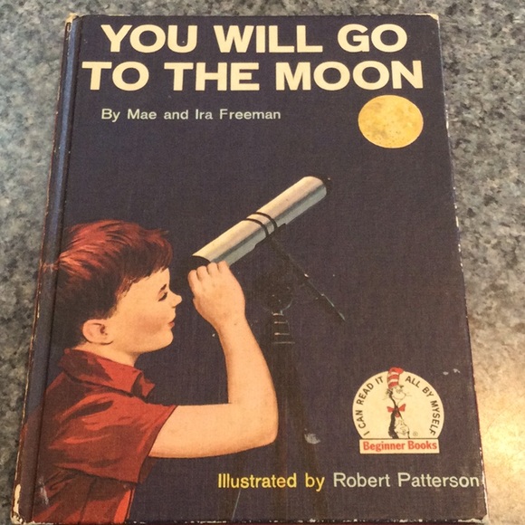 Random House Other - Vintage childrens book, You Will Go to the Moon by mae and Ira Freeman 1959